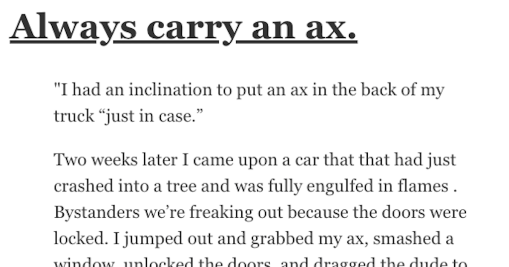 'We got so incredibly turned around it could have ended very badly.' People Shared The Times They Where "Better Safe Than Sorry" Saved Them From Bad Situations