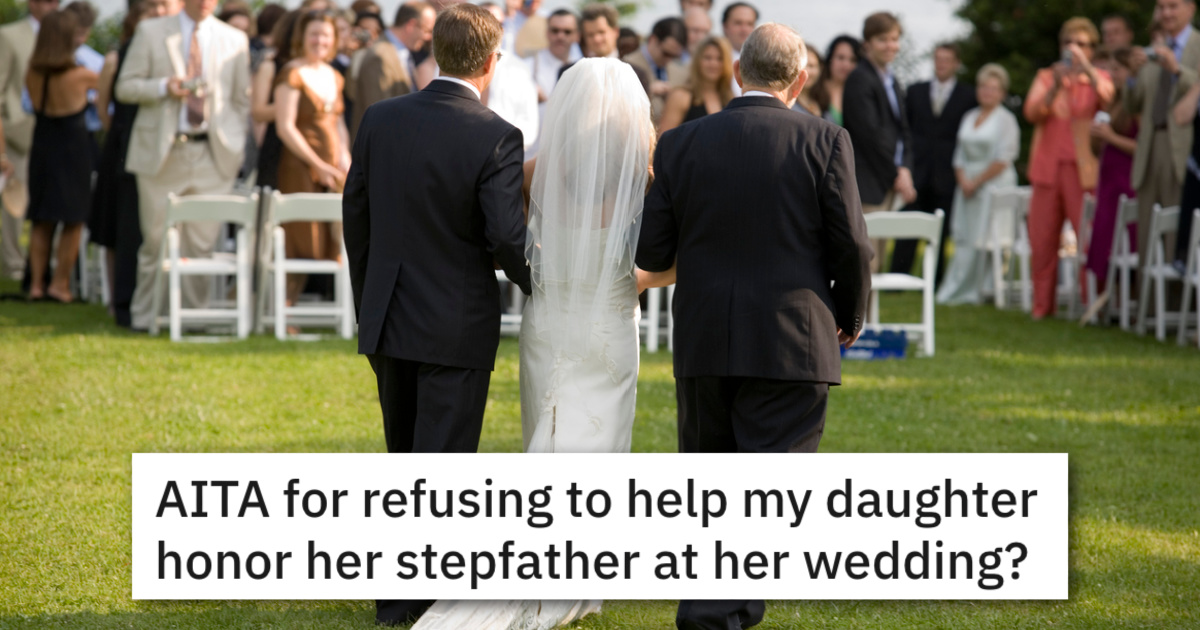 BrideHonorStepfather Co Parenting Is Fine, But Does This Man Owe A Special Tribute To A Stepfather He Never Liked?