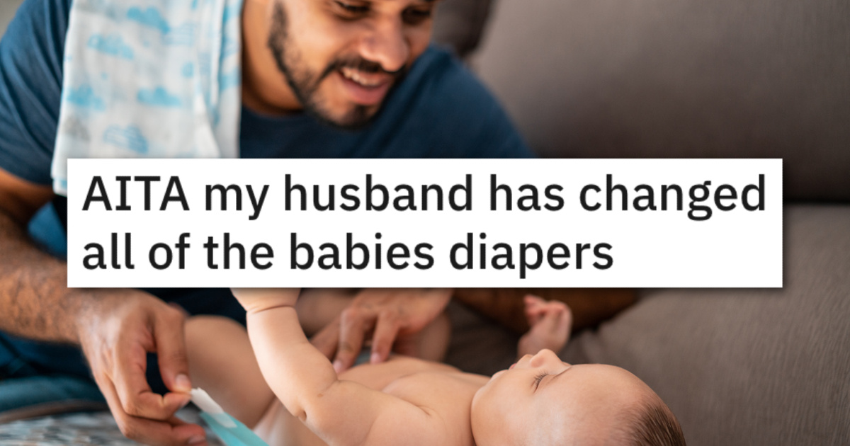 DadsDiaperChanges My husband has decided he will not change any of the future babies diapers and has become very resentful. He Changed Most Of The Diapers Of Their First Kid And Refuses To Do Any For The Second. Is He Wrong?
