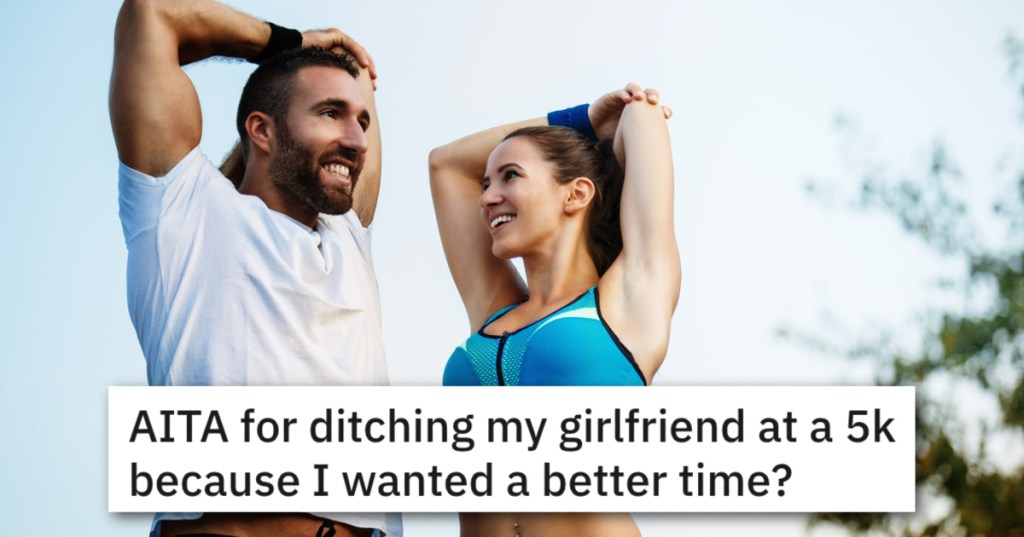 'She showed me this bizarre side-stepping gallop.' Boyfriend Wonders If He's The Worst For Ditching His Girlfriend At A Race After She Runs Like A Fool