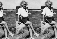 A Photo of Albert Einstein in Sandals Became a Viral Meme