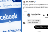 Mark Zuckerberg Warns Users That Screenshotting Encrypted Messenger Chats Will Now Trigger Alerts