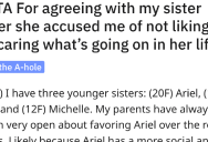 ‘She actually rubs it in my, Lily, and Michelle’s faces.’ Their Parents Play Favorites. Is The Eldest Sibling Supposed To Pretend It Doesn’t Matter?
