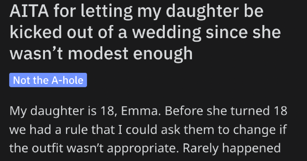 Should This Mom Have Been More Supportive When Her Daughter Was Booted From A Wedding?