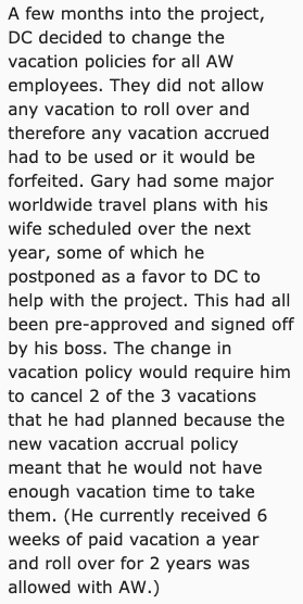 Screen Shot 2020 12 14 at 3.00.17 PM copy Guys Employer Changes Vacation Policy To Use It Or Lose It So He Makes Them Pay