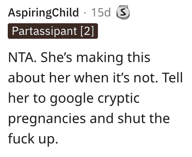 Screen Shot 2021 09 14 at 4.25.57 PM copy She told me I owed it to her to tell her she was becoming an aunt. This Woman Got Into a Massive Fight With Her Sister in Law Over A Surprise Pregnancy? Is She A Jerk?