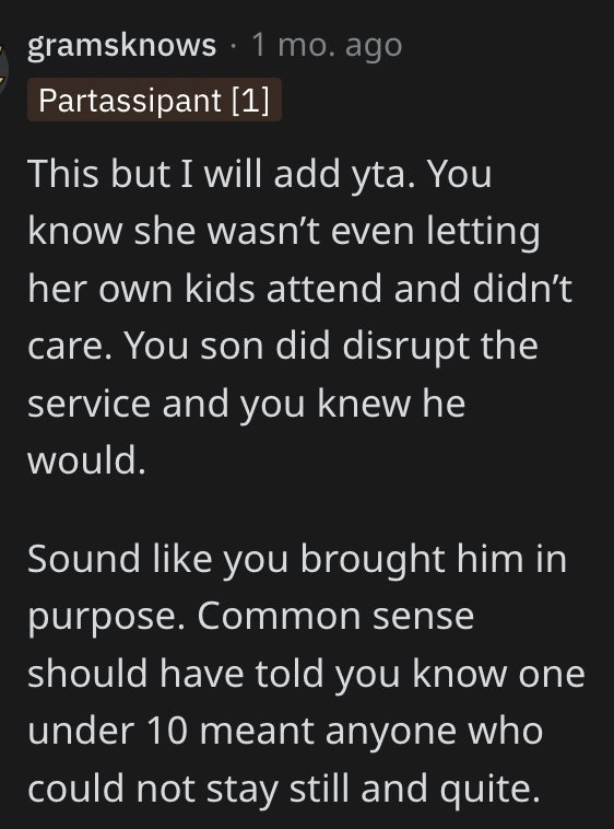 Screen Shot 2023 08 02 at 11.20.01 PM She got upset and went and complained to our mom. Man Wants To Know If Bringing His 13 Year Old Disabled Son To His Sisters No Kids Under 10 Wedding Was Rude