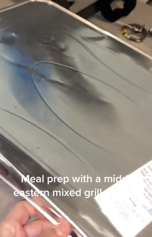 Screen Shot 2023 08 03 at 3.57.40 PM MADDDDDD MEATS! A Woman Shared Her Meal Prep Hack With a Platter of Middle Eastern Food