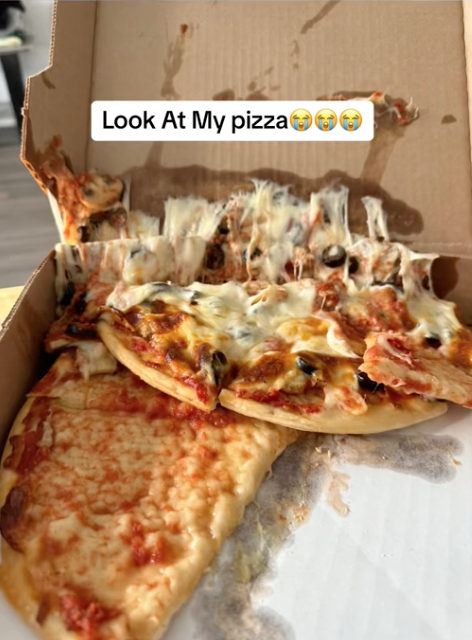 Screen Shot 2023 08 03 at 5.19.30 PM What am I supposed to do with this? An Uber Eats Customer Shared a Video of a Pizza Delivery That Went Very Wrong