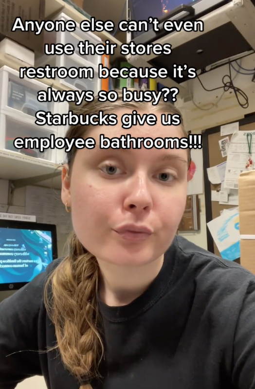 Screen Shot 2023 08 04 at 6.26.00 PM A Starbucks Barista Said Her Store Is So Busy She Can’t Even Use the Bathroom