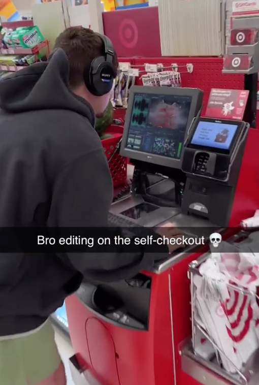 Screen Shot 2023 08 06 at 11.01.26 AM Can we get security over here? A Man Hacked Into Targets Self Checkout Kiosk to Edit Videos