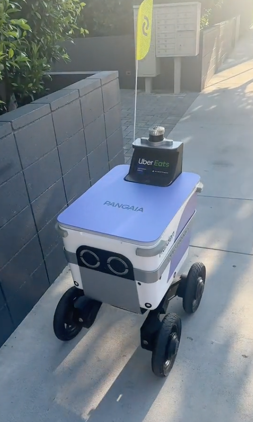 Screen Shot 2023 08 07 at 10.58.19 AM What happened to you today? You are late. An Uber Eats Customer Got Her Food Delivered by a Robot...and It Was 30 Minutes Late