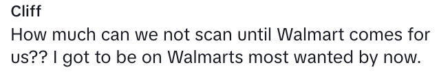Screen Shot 2023 08 12 at 4.52.40 PM Me watching people steal at self checkout. A Walmart Employee Said She Gets Notified Every Time Customers Don’t Scan Items At Self Checkout