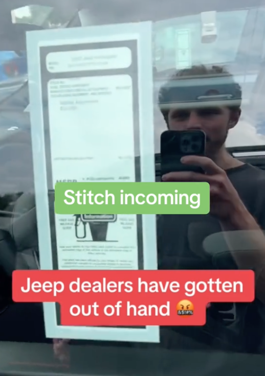 Screen Shot 2023 08 12 at 5.17.48 PM This is why I think we do away with dealerships. A Man Called Out a Jeep Dealership Because of an Overpriced Renegade