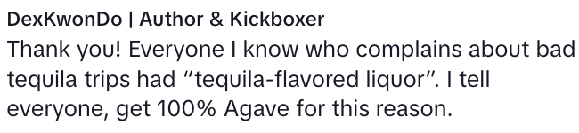 Screen Shot 2023 08 17 at 12.38.30 PM If it doesn’t say 100% agave... Guy Who Works In The Industry Reveals That Jose Cuervo Is Just “Flavored” To Taste Like The Real Thing