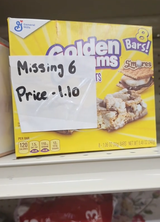 Screen Shot 2023 08 24 at 1.02.49 PM 1 It’s missing six! An Open Box Was On Sale At Dollar General And People Are Laughing