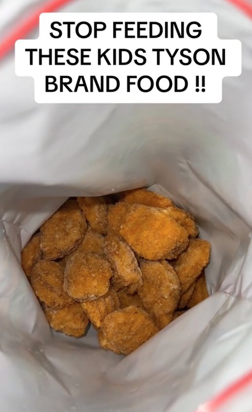 Screen Shot 2023 08 24 at 1.30.47 PM If you take this meat that we eat to a lab and get it tested... A Woman Had A Wild Claim About Tysons Chicken Nuggets, But We Figured Out Whats Going On