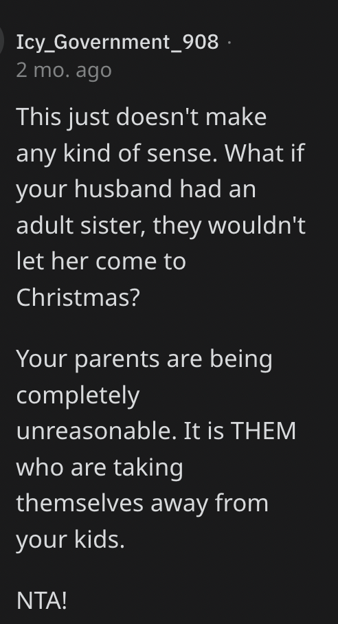 Screen Shot 2023 08 25 at 10.28.20 PM Mom Draws A Line In The Sand When It Comes To Her Parents Accepting Her Bonus Kid