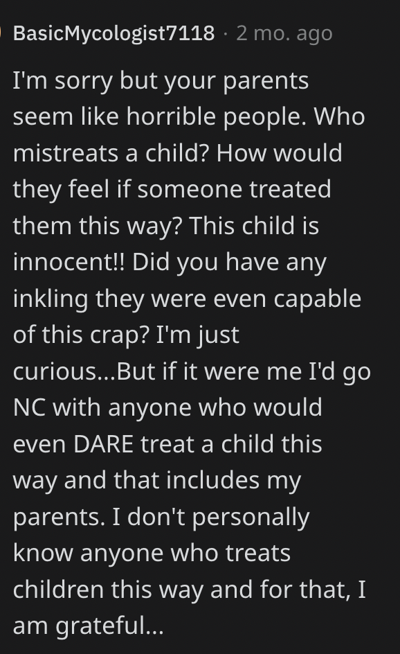 Screen Shot 2023 08 25 at 10.31.02 PM Mom Draws A Line In The Sand When It Comes To Her Parents Accepting Her Bonus Kid