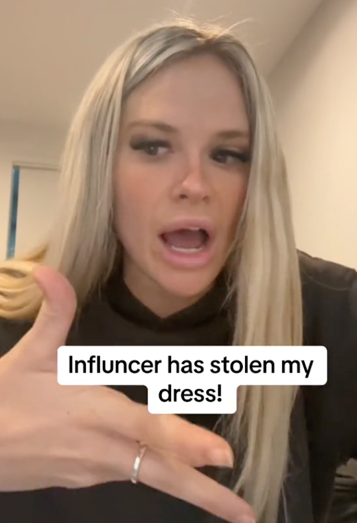 Screen Shot 2023 08 29 at 11.43.07 AM A influencer has stolen my dress. Give my dress back. A Woman Had Clothing Stolen That She Rented Out On Rent My Dress