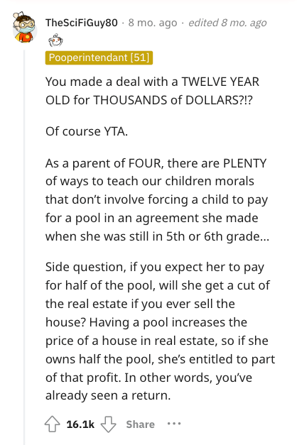 Screenshot 2023 08 02 at 12.09.15 AM A Mother Asked Her 16 Year Old Daughter To Pay Up On A Very Expensive Deal They Made Four Years Ago. Was She Wrong?