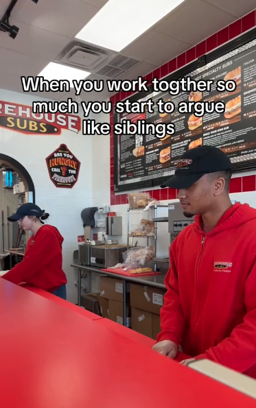 Screenshot 2023 08 19 at 1.40.38 AM Do I have the floor? Do I?! Firehouse Subs Workers Say They Argue With Co Workers Like Siblings And Views Can Definitely Relate