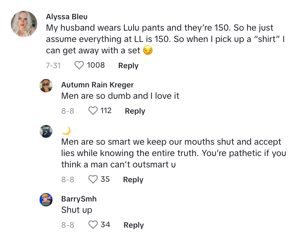 Screenshot 2023 08 26 at 1.37.00 AM But I still have the tags on it, so Im just going to enjoy it... Customer Shares Lululemon Hack To Return Clothes... Using Her Boyfriends Credit Card