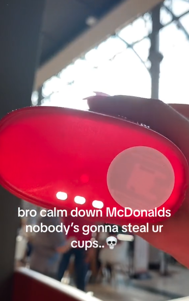Screenshot 2023 09 01 at 12.18.44 AM Calm down McDonalds, nobodys gonna steal your cups. McDonalds Customers Find Trackers On Containers, So What Do They Do?