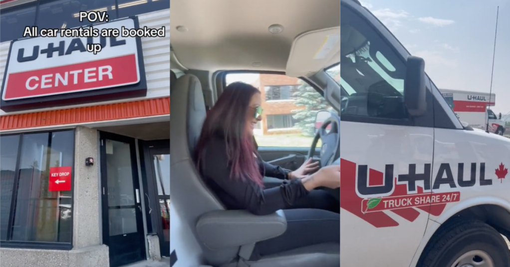 'Get an air mattress and sleep in the back.' People Rented a U-Haul Truck After They Couldn't Find A Rental Car And People Are Loving It