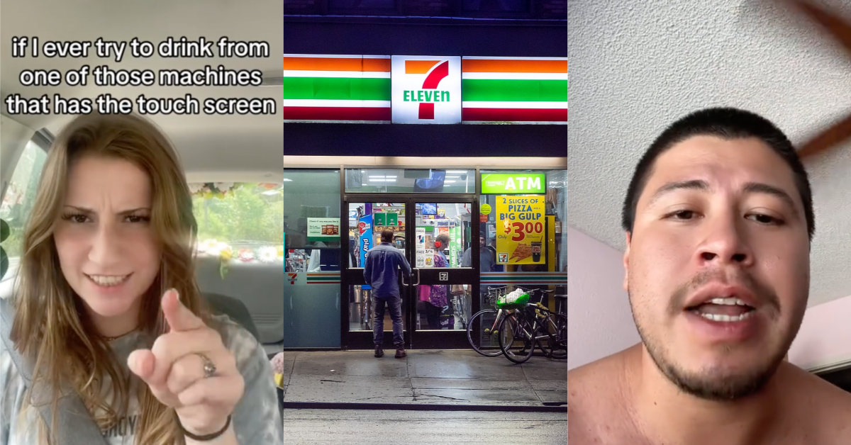 TikTok711Screen I’ve never done that once. I’ve never seen anybody do that. A Former 7 Eleven Employee Told Viewers How Dirty Their Soda Machines Are
