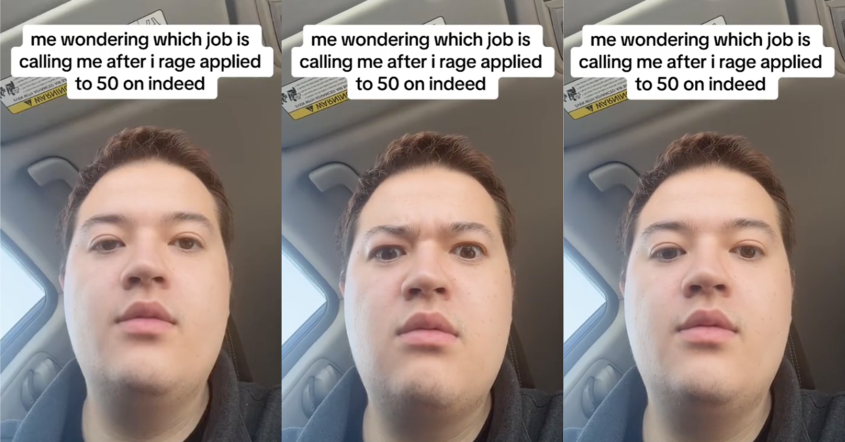 TikTokApplyingToJobs I rage applied to 50 on Indeed This Man Said He’s Applied To So Many Jobs That He Had No Idea Which One Was Calling Him