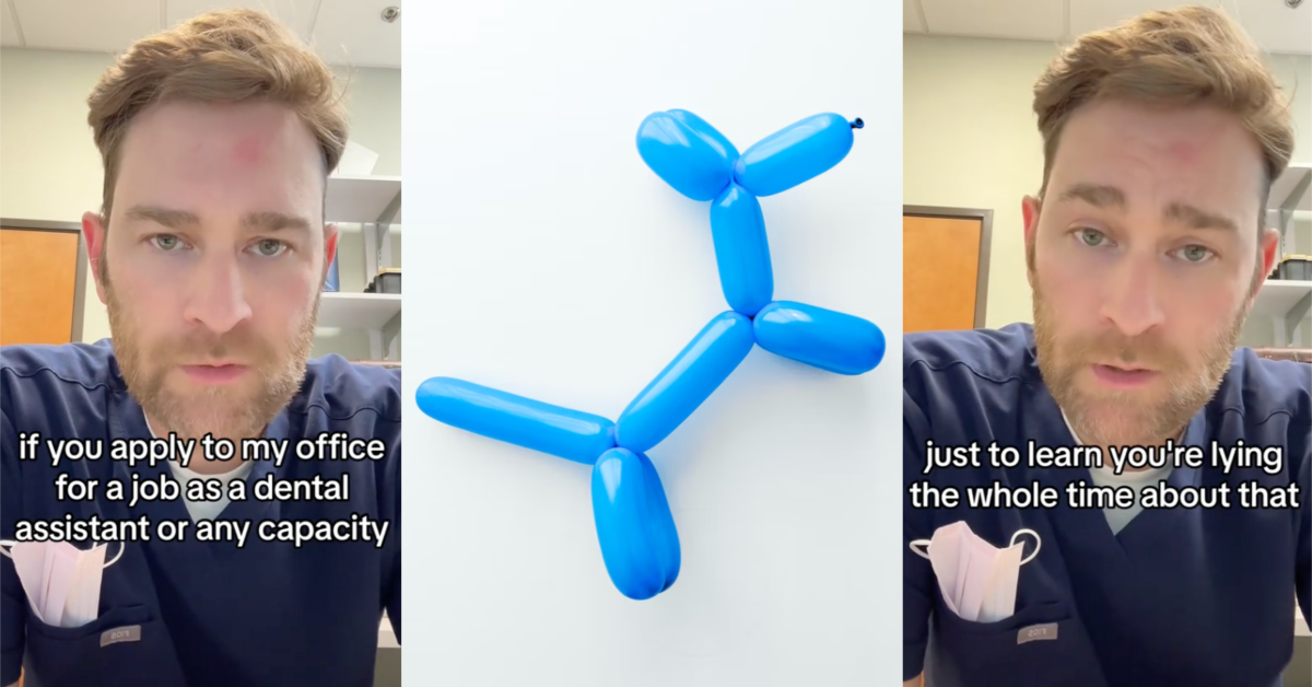 TikTokBalloonAnimals Not only are you not getting the job, but I’m pressing charges. A Manager Brought Balloon Animals To A Job Interview After The Applicant Included It On His Resume