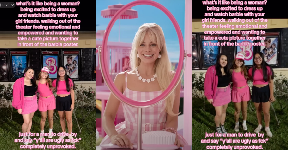 TikTokBarbieHater What’s it like being a woman? A Woman And Her Friends Saw “Barbie” And Then Immediately Got Heckled