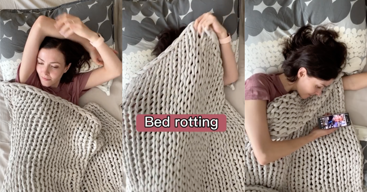 ‘It’s actually perfect.’ Experts Are Praising “Bed Rotting”, Laying in ...