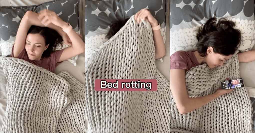 'It's actually perfect.' Experts Are Praising “Bed Rotting”, Laying in Bed All Day Doing Nothing