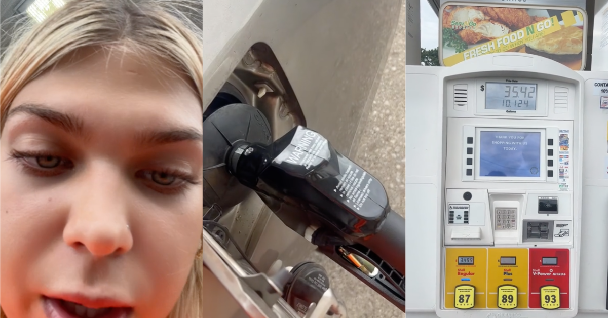 TikTokCantTurnOffGas I literally don’t know how. A Woman Said She Doesn’t Know How To Shut Off A Gas Pump And Has To Fill Up Her Car Every Time
