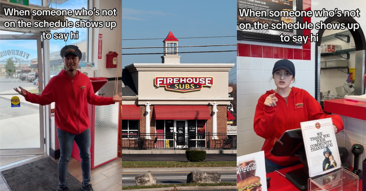 TikTokFirehouseSubWorkers You’re not in this episode! A Firehouse Subs Employee Put Her Co Workers On Blast For Showing Up On Their Days Off