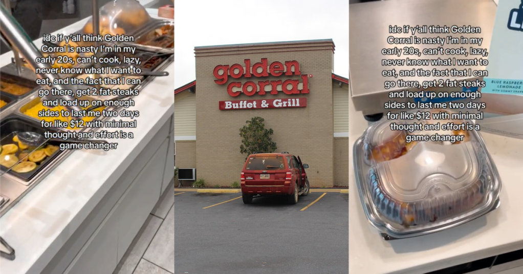 '2 fat steaks and enough sides for like $12.' A Golden Corral Customer Said the Restaurant’s Buffet Is a “Game Changer”