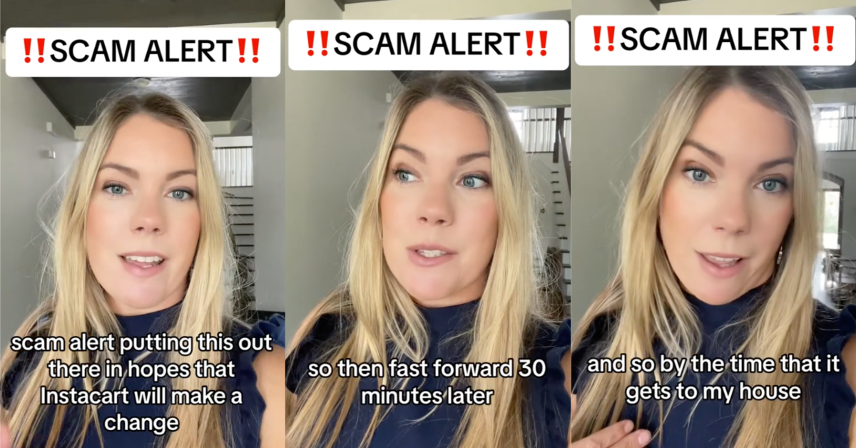 TikTokInstacartScam They can’t do anything because these people got access to my account. A Woman Warned People About An Instacart Scam That Cost Her $1,000