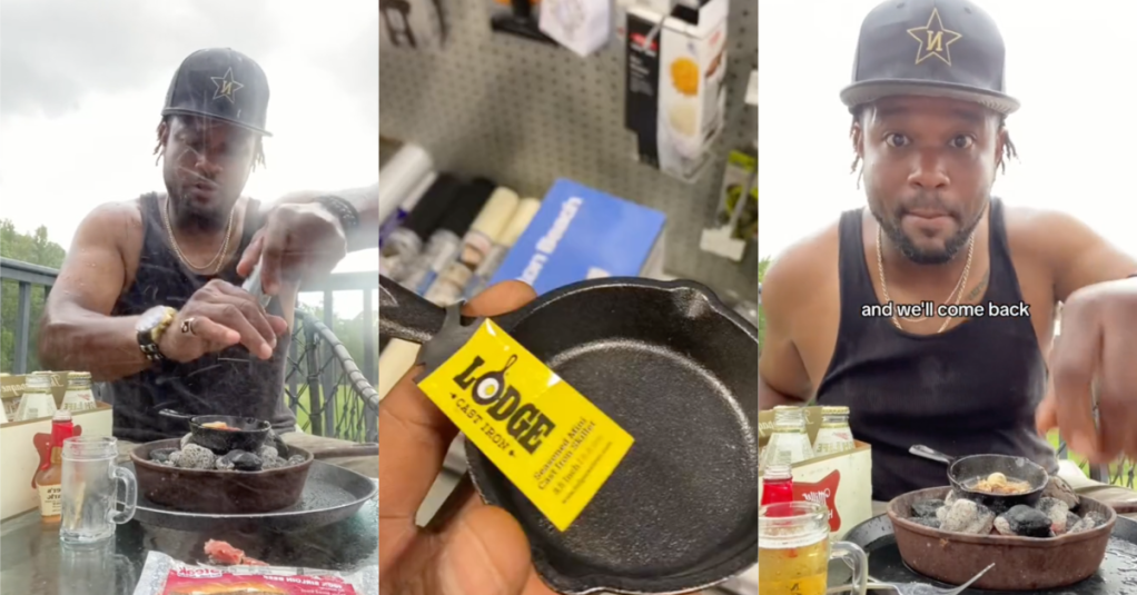 'Y’all hear that thing sizzling?' A Man Showed People What He Cooks in His Mini Cast Iron Skillet