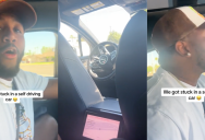 ‘Never getting in one of them.’ TikTok Video Shows People Who Got Stuck in a Self-Driving Car