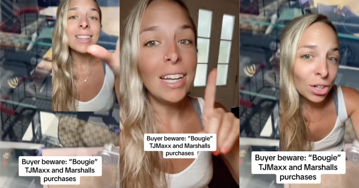 TikTokTJMarshalls Folks are buying fakes and returning the fakes and keeping the real. A Woman Warned People About Shopping for Designer Goods at T.J. Maxx and Marshalls