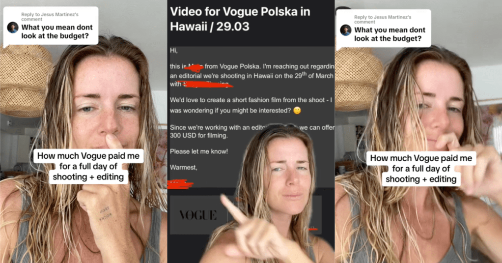 A Photographer Said She Was Paid $300 by Vogue for a Full Day of Shooting and Editing. Then Vogue Blacklisted Her Because Of It.