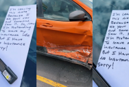 ‘I’m leaving this note because I hit your car and someone saw it.’ A Man’s TikTok Videos About His Wrecked Car Went Viral And The Truth Finally Came Out
