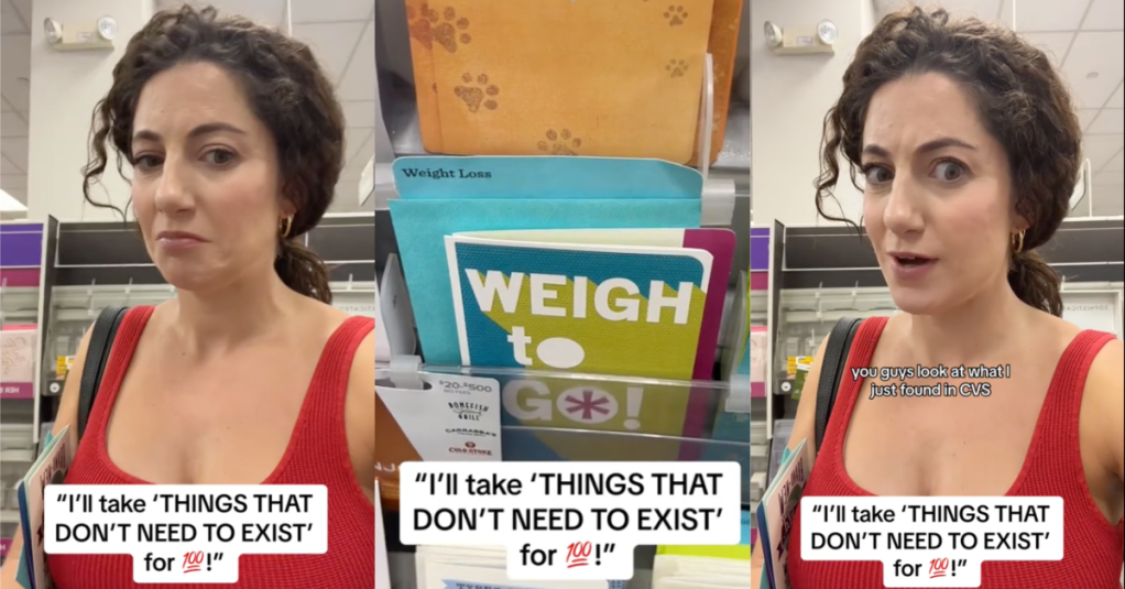 'I’ll take things that don’t need to exist for 100!' A Woman Called Out CVS For Selling Weight Loss Cards
