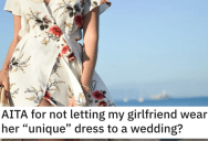 Guy Asks if He’s Wrong For Telling His Girlfriend That Her Choice To Wear a “Meme” Dress To A Wedding Is A Bad Call