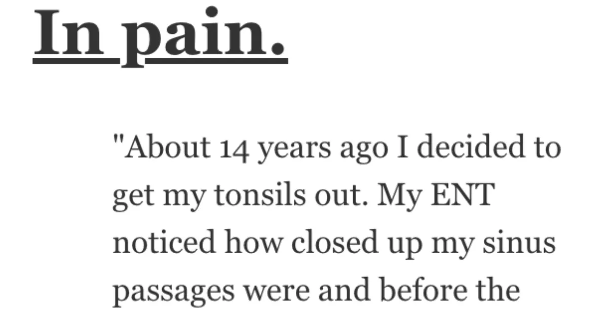 ‘Jaw broken in 7 places. Took months for the swelling to go down.’ What