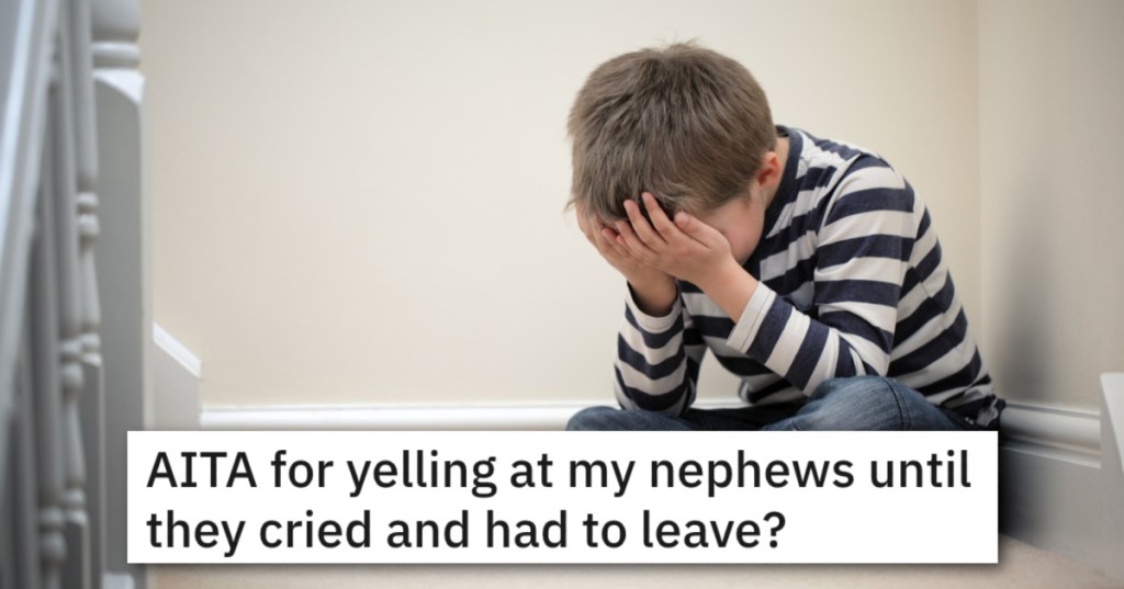 'Get out! Never come in this room again!' Does This Grieving Mom Owe Her Nephews An Apology?
