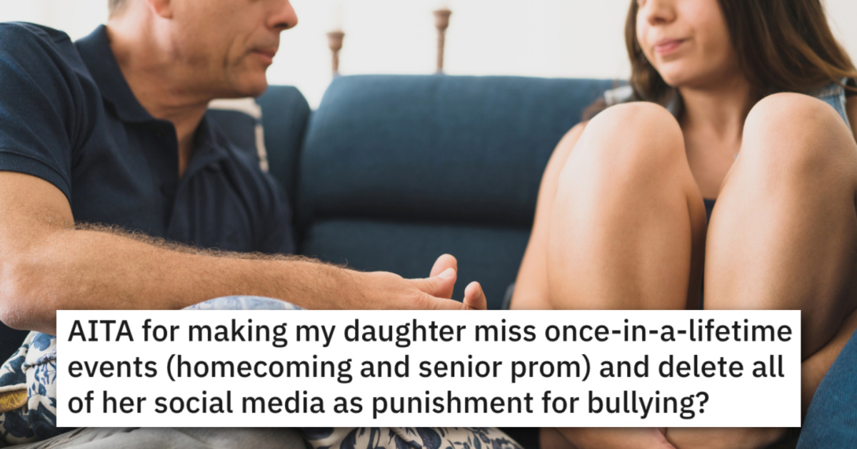 AITAConsequencesForBullying She won’t be getting a car for her 18th birthday either. They Gave Their Daughter Strict Punishments Because She Was A Bully. Did They Go To Far?