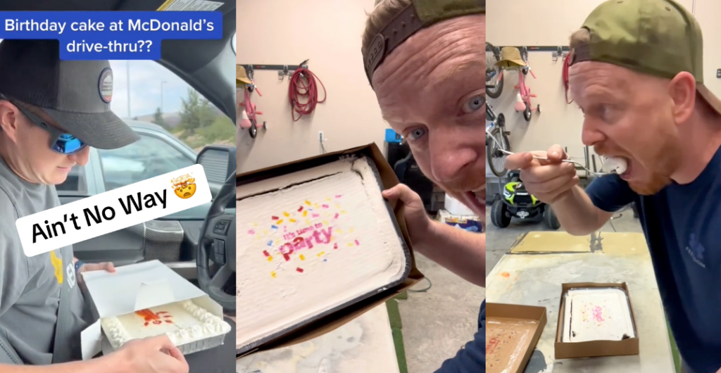 'You're telling me that for 40 years, I could've been doing this?' McDonald's Actually Sells Secret Birthday Cakes At Some Of Their Locations And This Guy Snagged One
